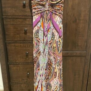 Sky Multicolor Braided Strap Dress